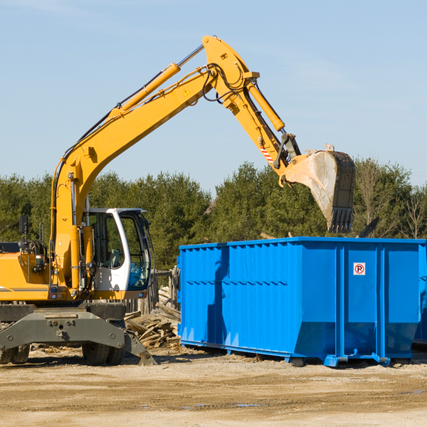 what size residential dumpster rentals are available in Downs KS